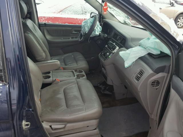 5FNRL18013B113390 - 2003 HONDA ODYSSEY EX BLUE photo 5