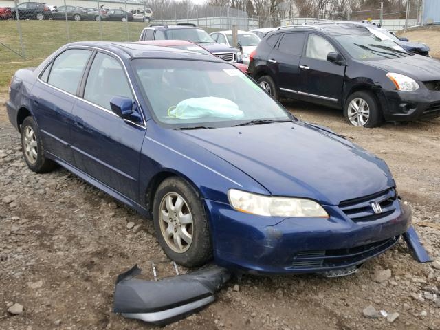 1HGCG56671A007123 - 2001 HONDA ACCORD EX BLUE photo 1