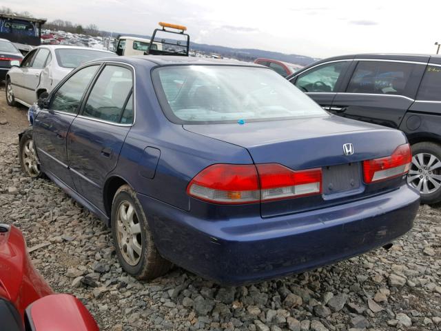 1HGCG56671A007123 - 2001 HONDA ACCORD EX BLUE photo 3