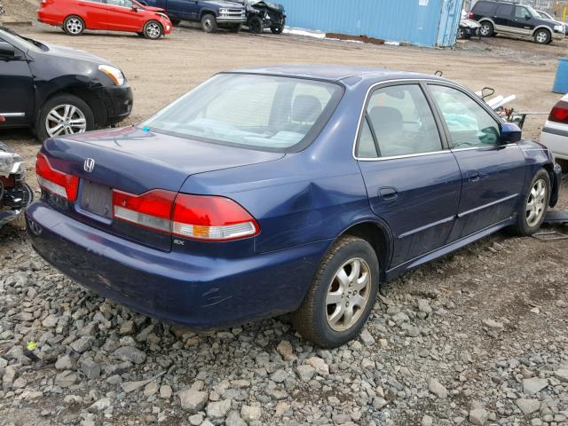 1HGCG56671A007123 - 2001 HONDA ACCORD EX BLUE photo 4