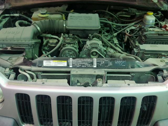 1J4GL48K22W262485 - 2002 JEEP LIBERTY SP BLACK photo 7