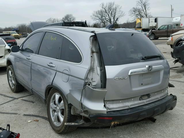 5J6RE48767L007944 - 2007 HONDA CR-V EXL SILVER photo 3