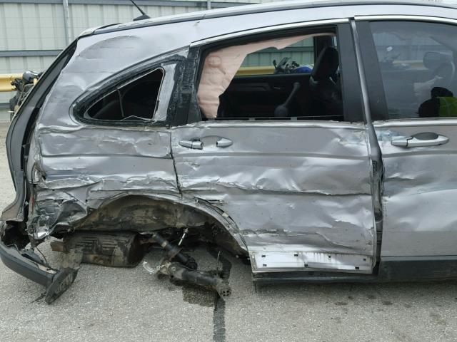 5J6RE48767L007944 - 2007 HONDA CR-V EXL SILVER photo 9