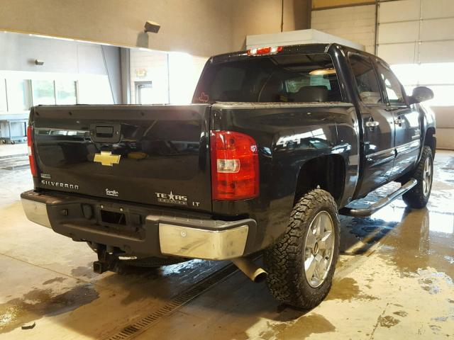 3GCPKSE34BG289275 - 2011 CHEVROLET SILVERADO BLACK photo 4