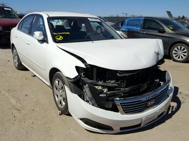 KNAGE228X95309468 - 2009 KIA OPTIMA LX WHITE photo 1