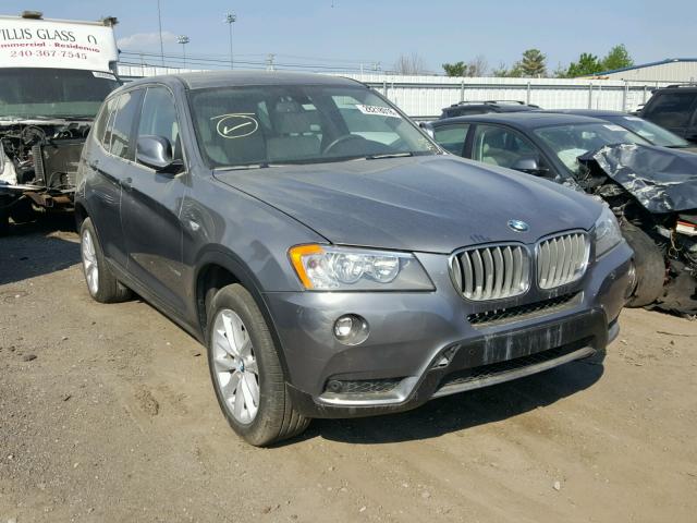 5UXWX9C55E0D39802 - 2014 BMW X3 XDRIVE2 GRAY photo 1