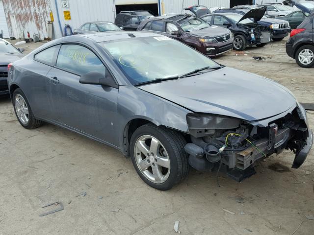 1G2ZH17N084187949 - 2008 PONTIAC G6 GT GRAY photo 1