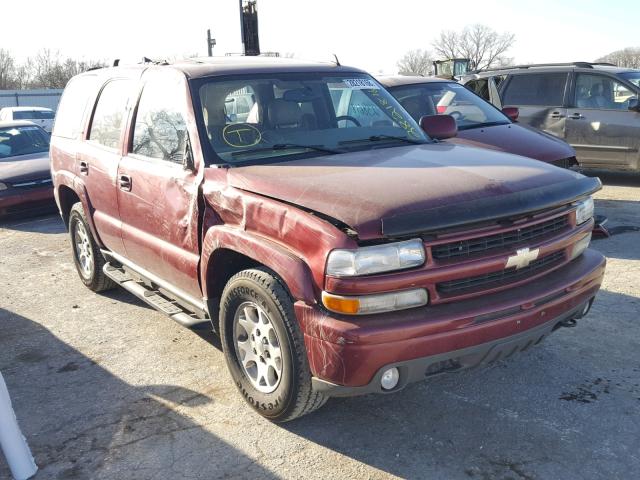 1GNEC13T46R118119 - 2006 CHEVROLET TAHOE C150 MAROON photo 1