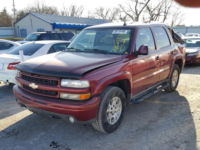 1GNEC13T46R118119 - 2006 CHEVROLET TAHOE C150 MAROON photo 2