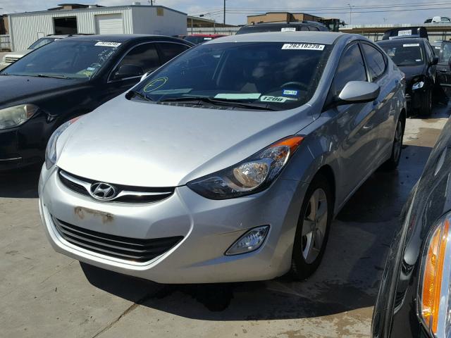 5NPDH4AE9DH289755 - 2013 HYUNDAI ELANTRA GL GRAY photo 2