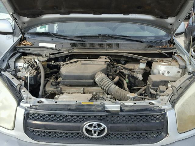 JTEGD20V640032625 - 2004 TOYOTA RAV4 SILVER photo 7