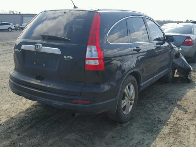 5J6RE3H53AL044871 - 2010 HONDA CR-V EX BLACK photo 4