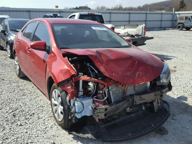 5YFBURHE0GP554771 - 2016 TOYOTA COROLLA L RED photo 1