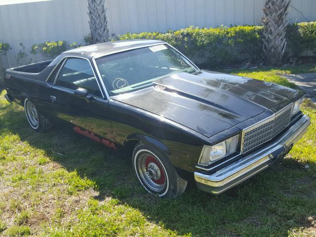 1W80H9R437949 - 1979 CHEVROLET EL CAMINO BLACK photo 1