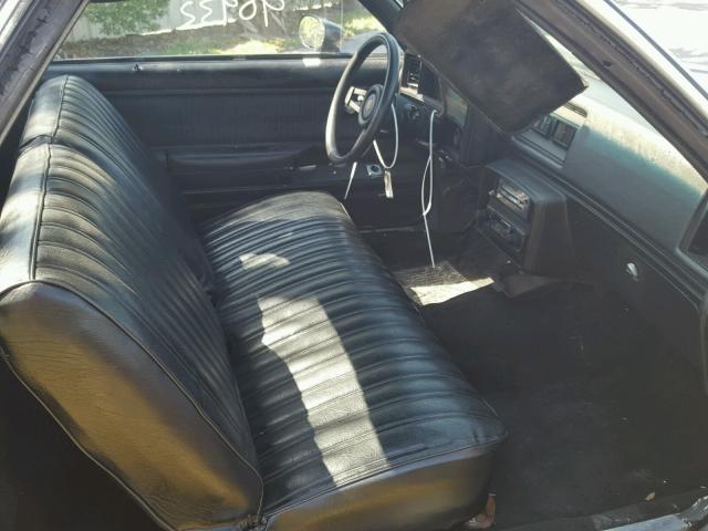 1W80H9R437949 - 1979 CHEVROLET EL CAMINO BLACK photo 5