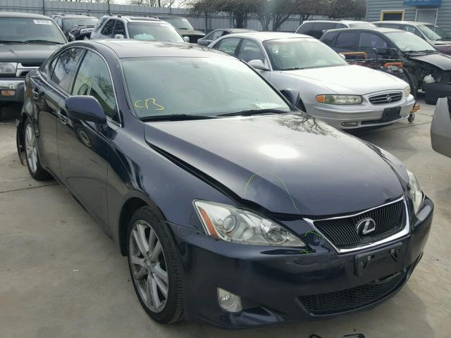 JTHBK262075050190 - 2007 LEXUS IS 250 BLUE photo 1