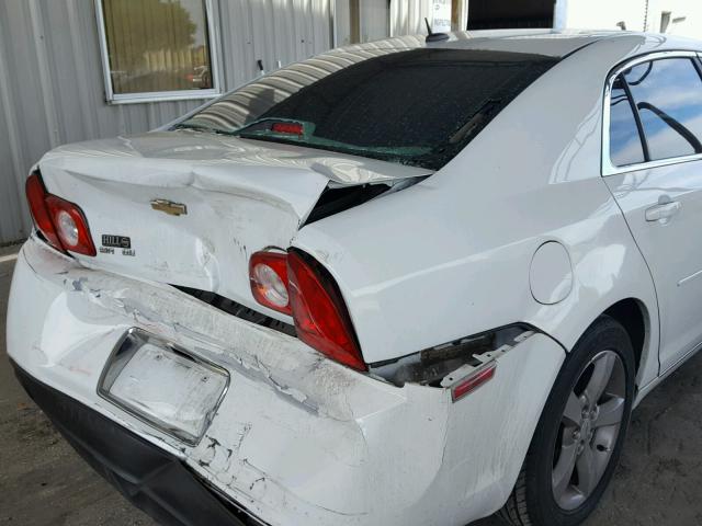 1G1ZC5E17BF114521 - 2011 CHEVROLET MALIBU 1LT 白色 照片 9