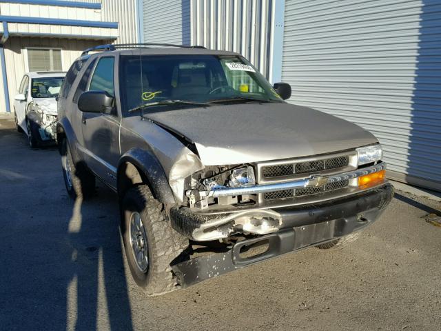 1GNCT18X34K157860 - 2004 CHEVROLET BLAZER TAN photo 1