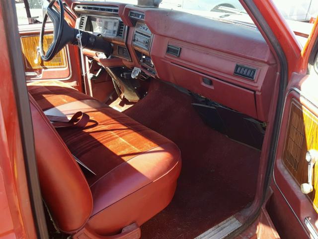 2FTHF2517ECA54068 - 1984 FORD F250 RED photo 5