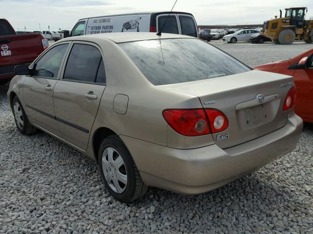 1NXBR32E36Z639785 - 2006 TOYOTA COROLLA CE GOLD photo 3