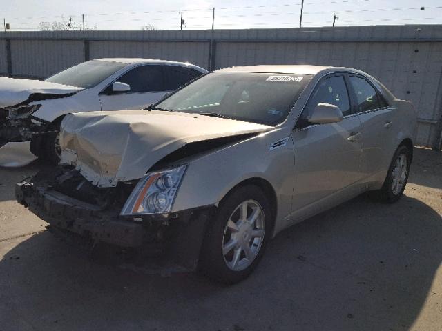 1G6DF577480175673 - 2008 CADILLAC CTS GOLD photo 2