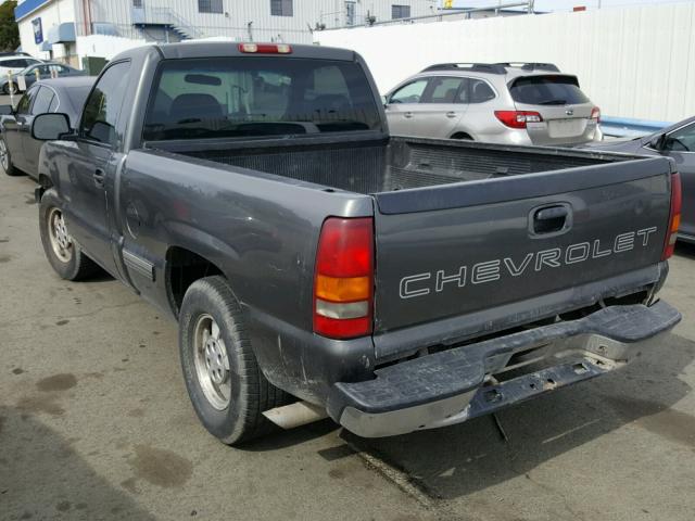 1GCEC14W32Z186584 - 2002 CHEVROLET SILVERADO GRAY photo 3