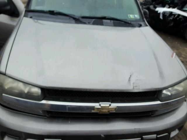 1GNDT13SX52231891 - 2005 CHEVROLET TRAILBLAZE GRAY photo 7