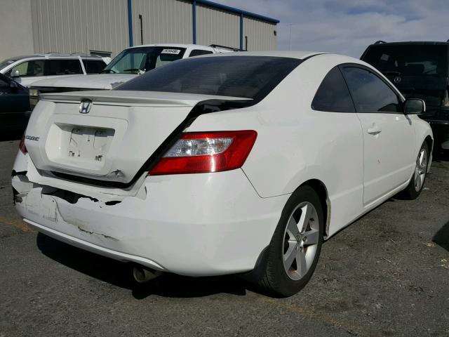 2HGFG12827H526992 - 2007 HONDA CIVIC EX 白色 照片 4
