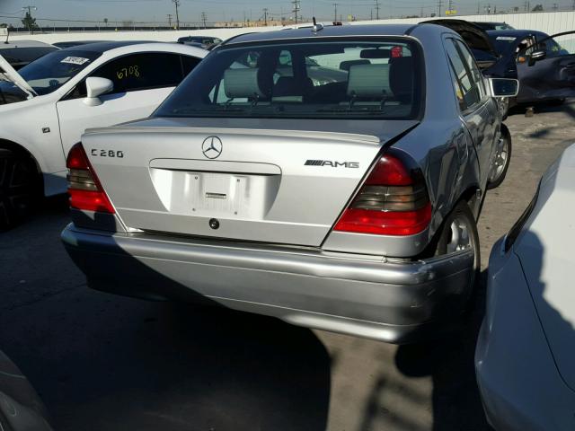 WDBHA29G3YA832657 - 2000 MERCEDES-BENZ C 280 GRAY photo 4