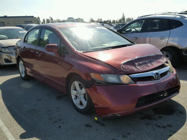 1HGFA16847L016562 - 2007 HONDA CIVIC EX MAROON photo 1