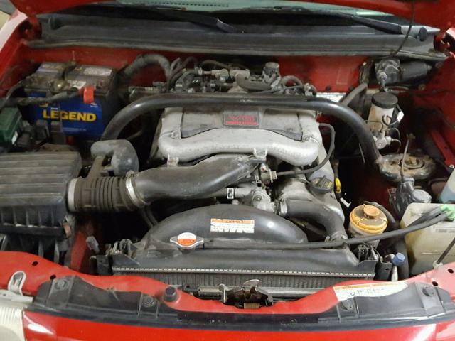 2S3TD62V246104078 - 2004 SUZUKI VITARA LX RED photo 7