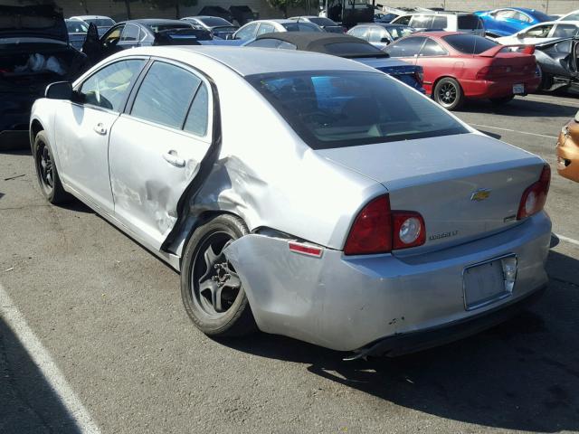 1G1ZC5E0XAF287102 - 2010 CHEVROLET MALIBU 1LT 银色 照片 3
