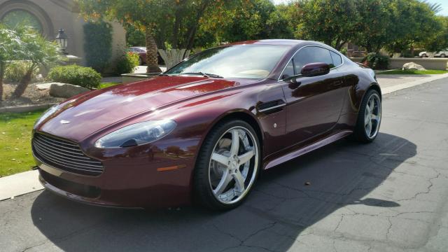 SCFBF03B58GC08886 - 2008 ASTON MARTIN V8 VANTAGE MAROON photo 3