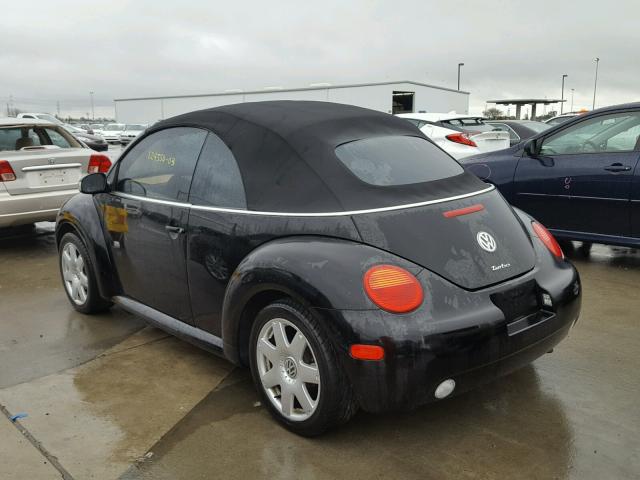 3VWCD21Y83M329836 - 2003 VOLKSWAGEN NEW BEETLE 黑色 照片 3