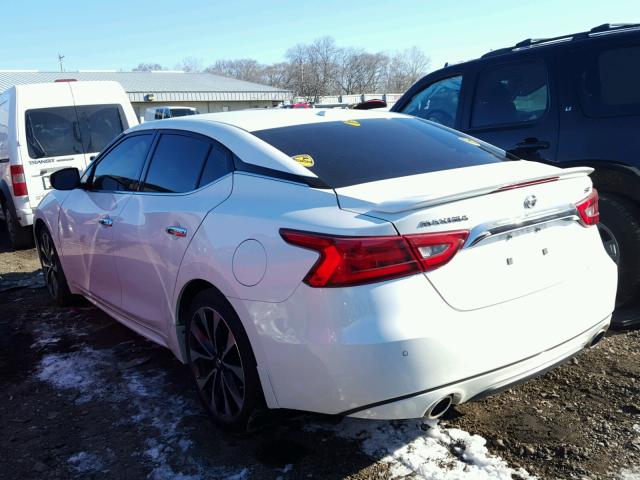 1N4AA6AP2GC433981 - 2016 NISSAN MAXIMA 3.5 WHITE photo 3