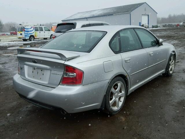 4S3BL626777213632 - 2007 SUBARU LEGACY 2.5 SILVER photo 4