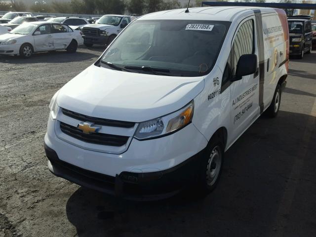 3N63M0YN3FK729187 - 2015 CHEVROLET CITY EXPRE WHITE photo 2