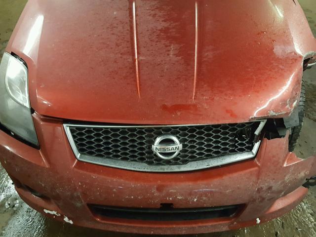 3N1AB6APXBL681712 - 2011 NISSAN SENTRA 2.0 RED photo 7