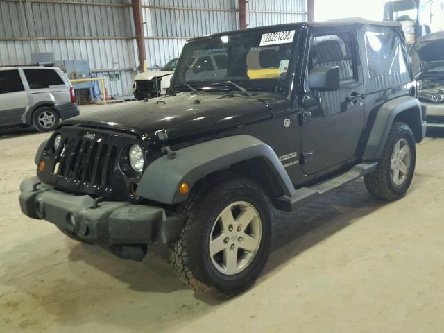 1C4AJWAG6DL586093 - 2013 JEEP WRANGLER S BLACK photo 2