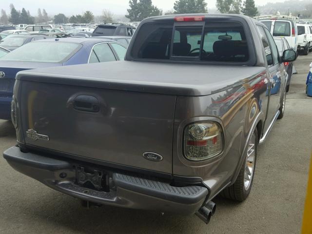 1FTRW07392KE07053 - 2002 FORD F150 SUPER GRAY photo 4