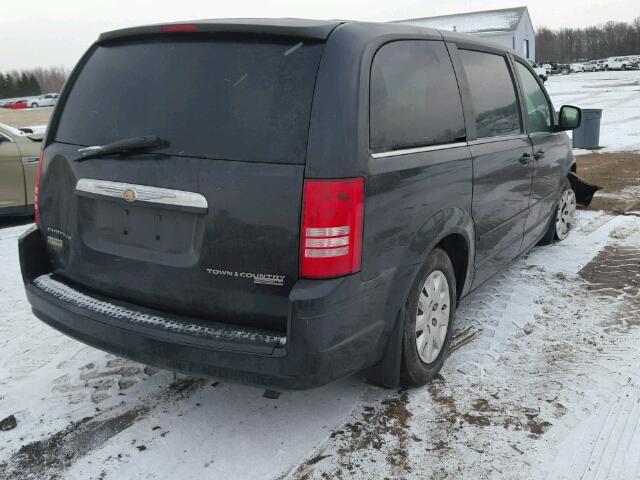 2A8HR44E69R577682 - 2009 CHRYSLER TOWN & COU BLACK photo 4