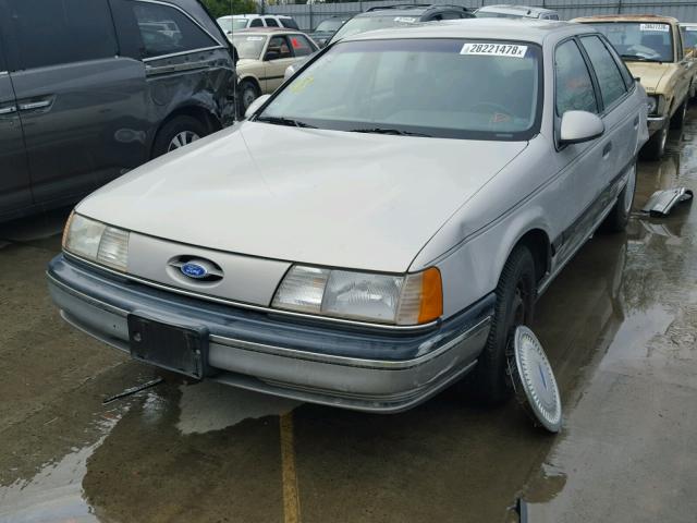 1FACP52U2MG210060 - 1991 FORD TAURUS GL SILVER photo 2