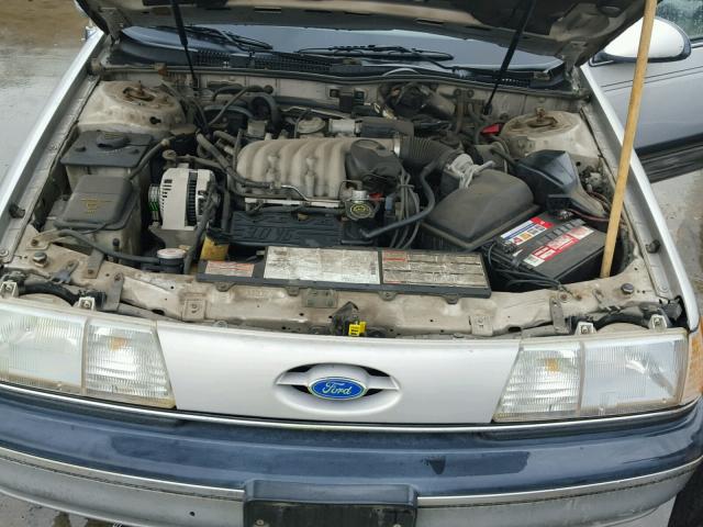 1FACP52U2MG210060 - 1991 FORD TAURUS GL SILVER photo 7