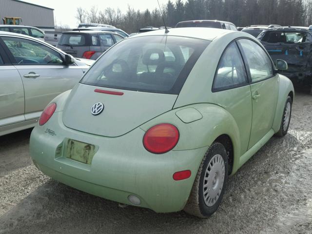 3VWCC21C3XM474022 - 1999 VOLKSWAGEN NEW BEETLE GREEN photo 4