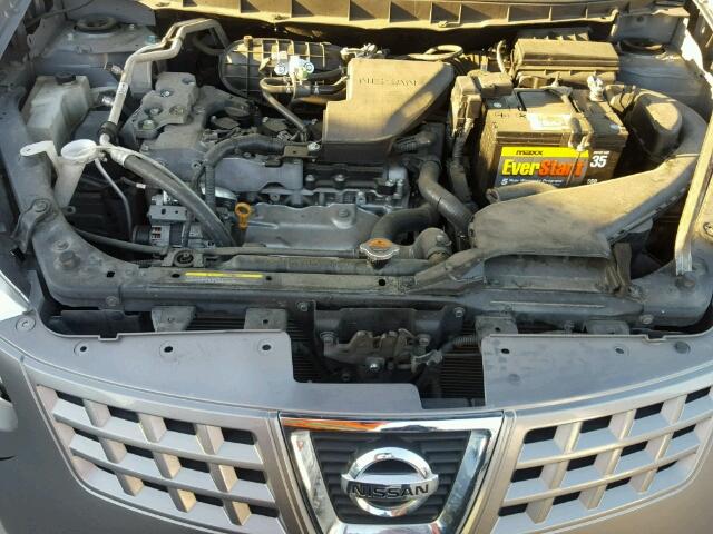 JN8AS58T79W321624 - 2009 NISSAN ROGUE S GRAY photo 7