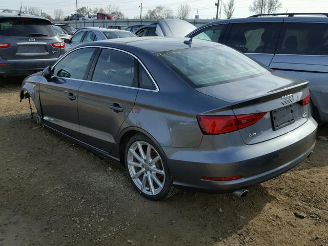 WAUEFGFF7F1136084 - 2015 AUDI A3 PREMIUM GRAY photo 3