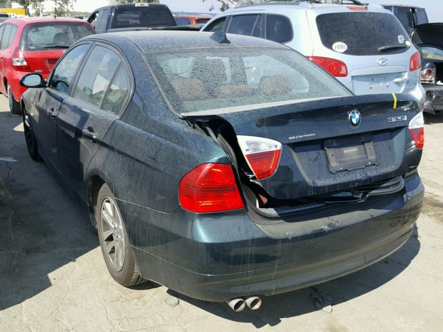 WBAVB13576PT15338 - 2006 BMW 325 I GREEN photo 3