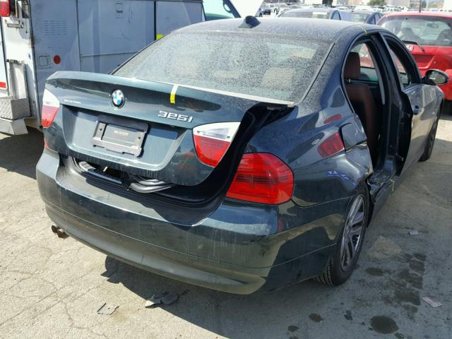 WBAVB13576PT15338 - 2006 BMW 325 I GREEN photo 4