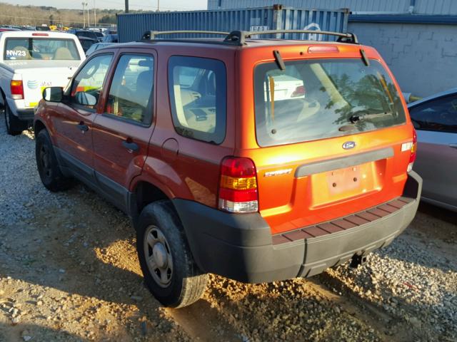 1FMCU02ZX7KA01695 - 2007 FORD ESCAPE XLS ORANGE photo 3