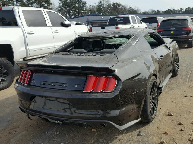 1FA6P8CF0F5300644 - 2015 FORD MUSTANG GT BLACK photo 4